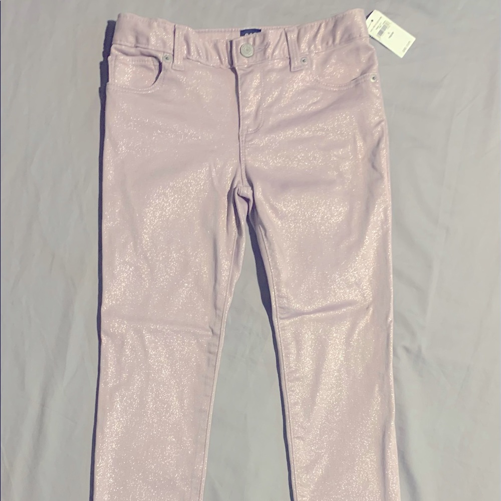 Gap Denim Lavender Glittery Pants